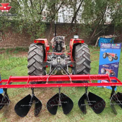 Soil Cultivation with Tractor-Mounted Ridger Plough