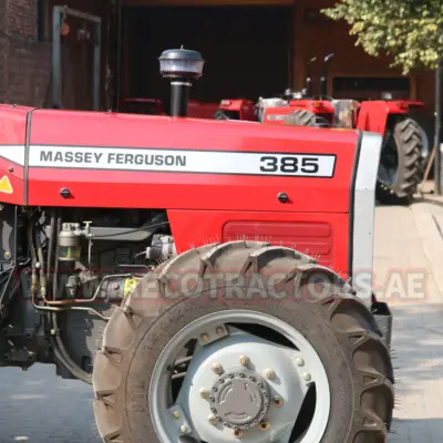 Front view of Massey Ferguson 385 tractor for sale