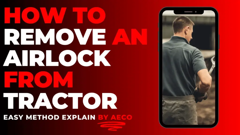 HOW TO REMOVE AIRLOCK FROM TRACTOR