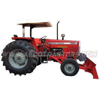 FRONT BLADE WITH MASSEY FERGUSON TRACTOR
