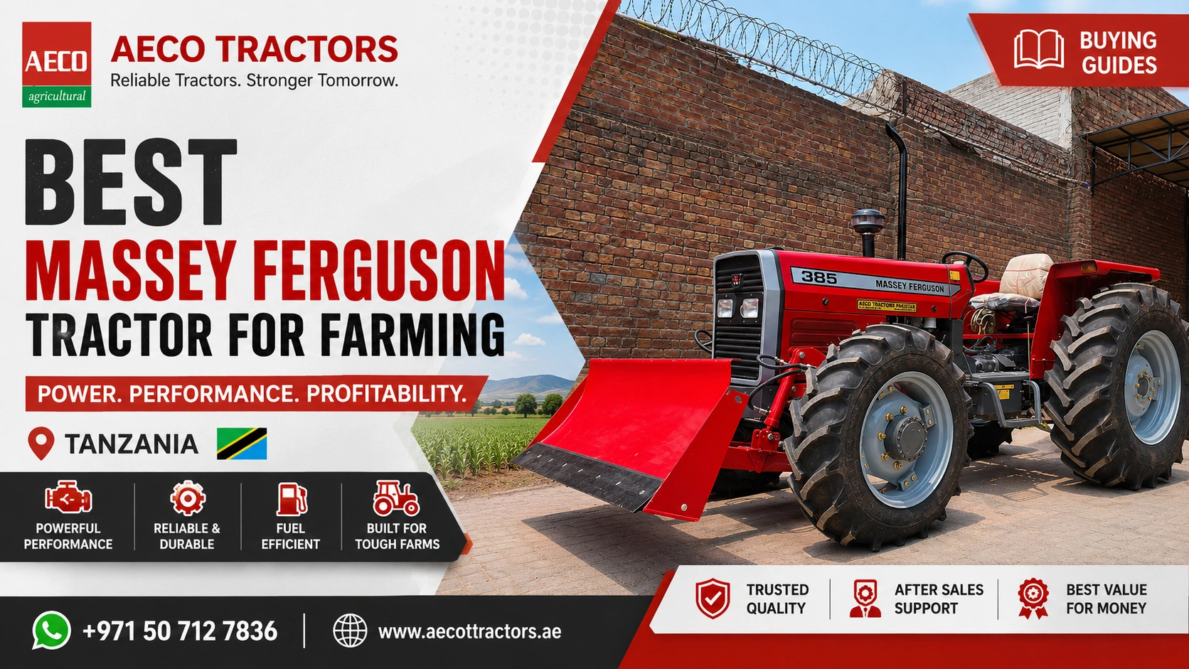 Best Massey Ferguson Tractor for Farming in Tanzania