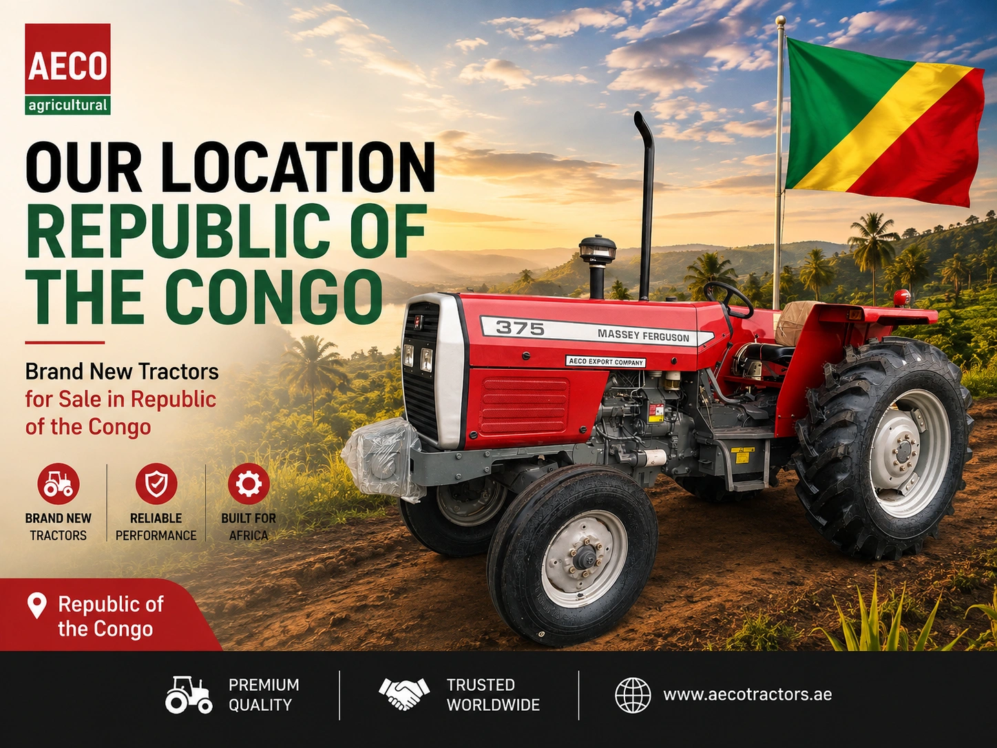 Buy Brand New Tractors in Republic of Congo