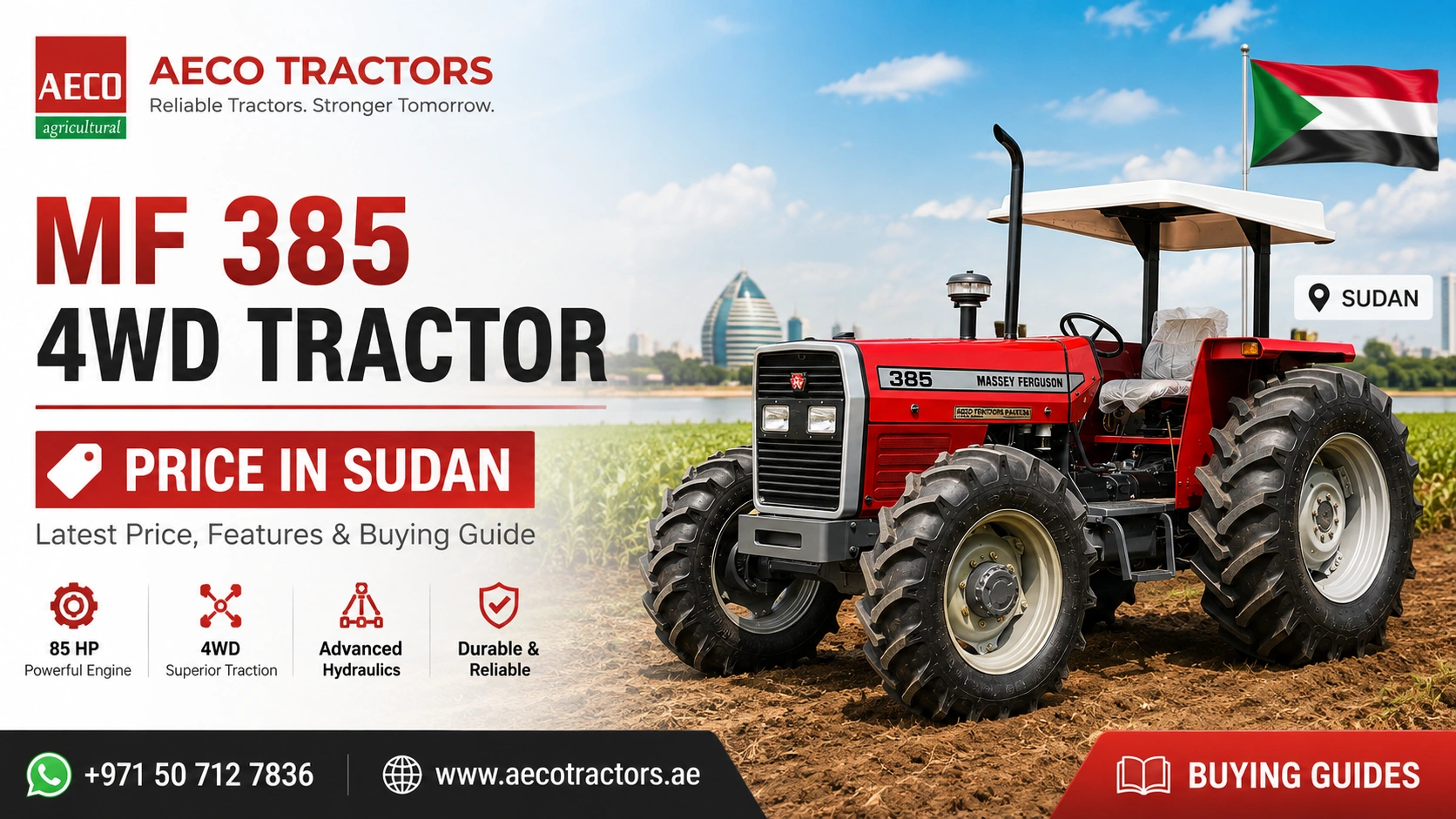 Massey ferguson 385 4wd tractor price in sudan buying guide