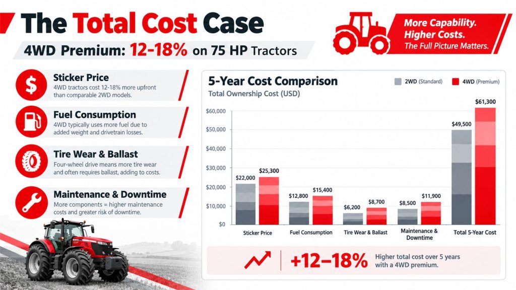 2wd vs 4wd tractor cost comparison