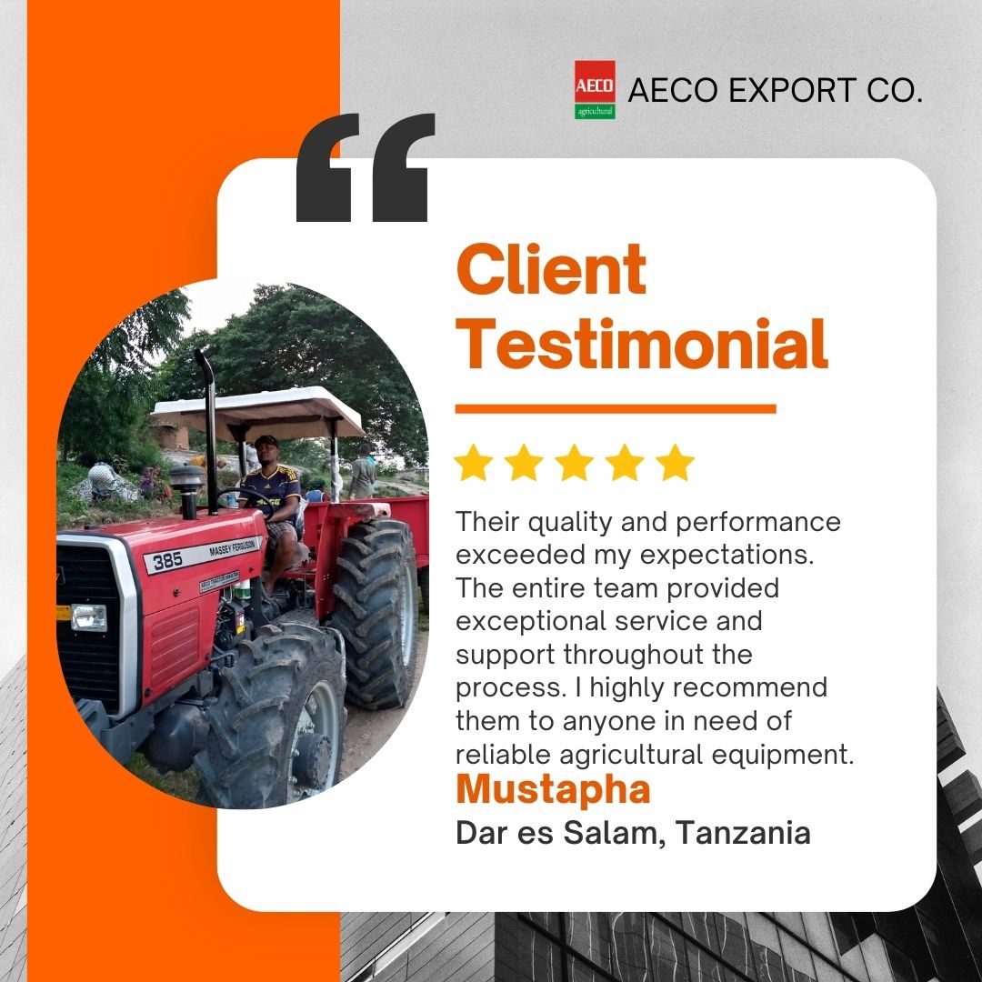 Aeco Export Company Testimonial from Tanzania