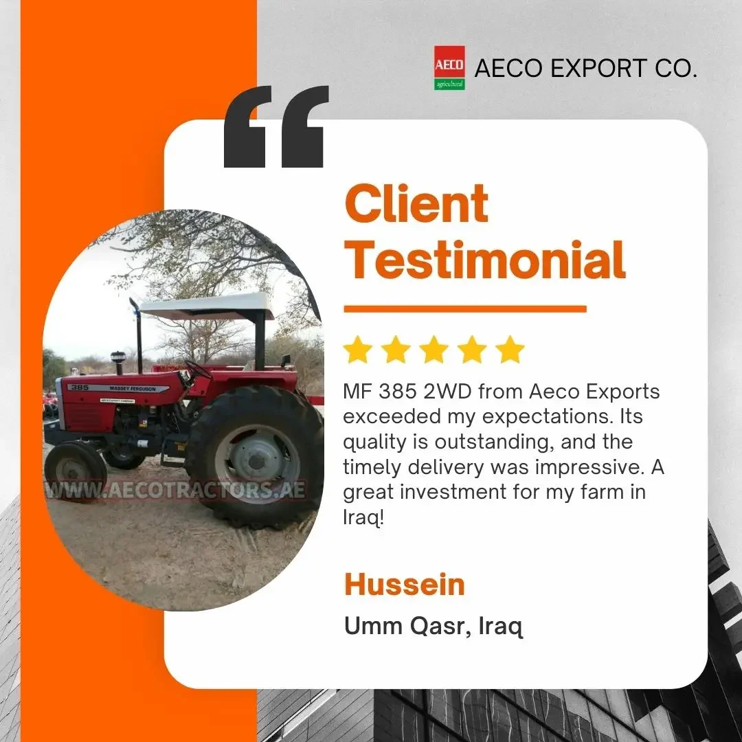 Aeco Export Company Testimonial from Iraq